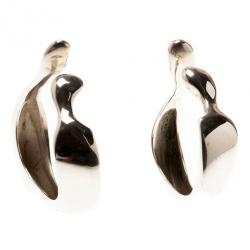 Pre Owned Tiffany & Co. Vintage Peretti Silver Hoop Earrings