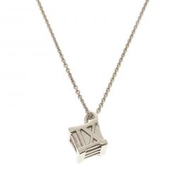 Pre Owned Tiffany & Co. Atlas Silver Pendant Necklace