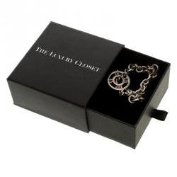Pre Owned Tiffany & Co Atlas Silver Chain Link Toggle Bracelet 