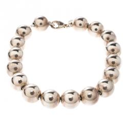 tiffany and co silver ball bracelet