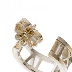 Pre Owned Tiffany & Co. Atlas Silver Hoop Earrings