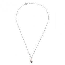 مملوكة مسبقًا Tiffany & Co. Silver Elsa Peretti Teardrop Pendant Necklace