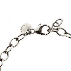 Pre Owned Tiffany & Co. Infinity Silver Chain Link Bracelet