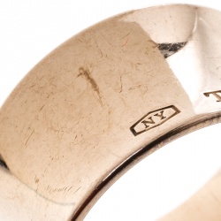Pre Owned Tiffany & Co. 1837 Rubedo Wide Ring Size 59