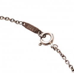 Pre Owned Tiffany & Co. Atlas Pierced Silver Bracelet 17 cm