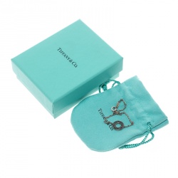 Pre Owned Tiffany & Co. Atlas Pierced Silver Bracelet 17 cm