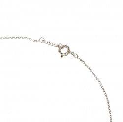 Pre Owned Tiffany & Co. Atlas Pierced Silver Pendant Necklace