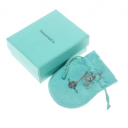 Pre Owned Tiffany & Co. Atlas Pierced Silver Pendant Necklace