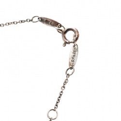 Pre Owned Tiffany & Co. Elsa Peretti Color By The Yard Tsavorite Garnet Silver Bracelet