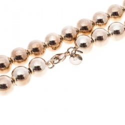 Pre Owned Tiffany & Co. HardWear Silver Bead Ball Long Necklace 