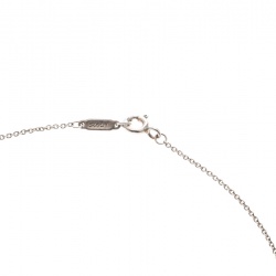 Pre Owned Tiffany & Co. 1837 Interlocking Circles Rubedo & Silver Pendant Necklace