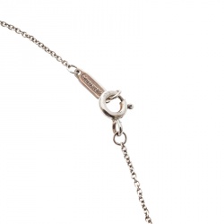 Pre Owned Tiffany & Co. 1837 Interlocking Circles Rubedo & Silver Pendant Necklace