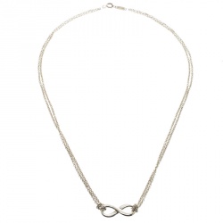 Pre Owned Tiffany & Co. Infinity Silver Pendant Necklace