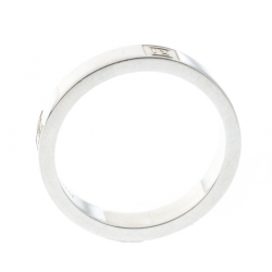 Pre Owned Tiffany & Co. Atlas Silver Band Ring Size 55