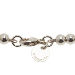 مملوكة مسبقًا Tiffany & Co. Return To Tiffany Silver Bead Bracelet 17.5CM