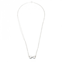 Pre Owned Tiffany & Co. Infinity Silver Pendant Necklace