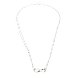 Pre Owned Tiffany & Co. Infinity Silver Pendant Necklace