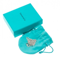 Pre Owned Tiffany & Co. Infinity Silver Pendant Necklace