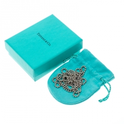 Pre Owned Tiffany & Co. Return To Tiffany Heart Tag Silver Pendant Necklace