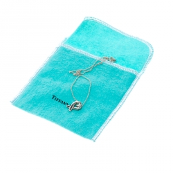 Pre Owned Tiffany & Co. Paloma Picasso Loving Heart Silver Pendant Necklace