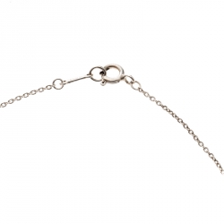 Pre Owned Tiffany & Co. Sterling Silver Elsa Peretti Cross Pendant Necklace