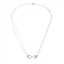 Pre Owned Tiffany & Co. Infinity Silver Pendant Necklace