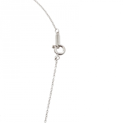 Pre Owned Tiffany & Co. 1837 Interlocking Circles Silver Pendant Necklace