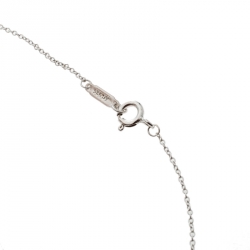 Pre Owned Tiffany & Co. 1837 Interlocking Circles Silver Pendant Necklace