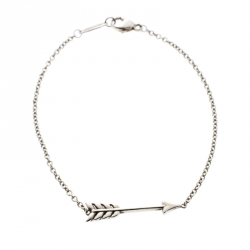 Pre Owned Tiffany & Co. Arrow Silver Chain Bracelet