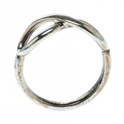 Pre Owned Tiffany & Co. Infinity Silver Ring Size 48
