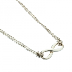 Pre Owned Tiffany & Co. Infinity Silver Pendant Necklace
