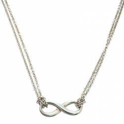 Pre Owned Tiffany & Co. Infinity Silver Pendant Necklace