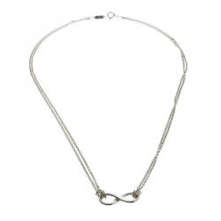 Pre Owned Tiffany & Co. Infinity Silver Pendant Necklace
