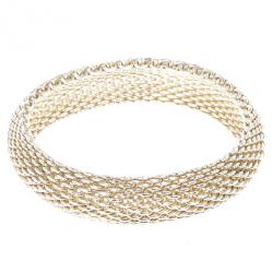 مملوكة مسبقًا Tiffany & Co. Somerset Narrow Silver Bangle Women 18CM