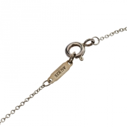 Pre Owned Tiffany & Co. 1837 Interlocking Circles Silver Pendant Necklace