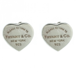 Return To Tiffany® Heart Tag Earrings | museosdelima.com