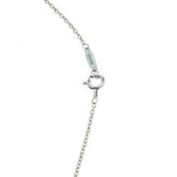 Pre Owned Tiffany & Co. Return To Tiffany Enamel Heart Tag Silver Necklace