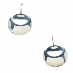 Pre Owned Tiffany & Co. Elsa Peretti Sterling Silver Disc Drop Earrings