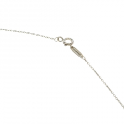 Pre Owned Tiffany & Co. Knot Key Pendant Enamel Silver Necklace