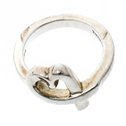 Pre Owned Tiffany & Co. Paloma Picasso Loving Heart Cocktail Ring Size 48