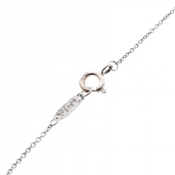 Pre Owned Tiffany & Co. Atlas Medallion Sterling Silver Pendant Necklace