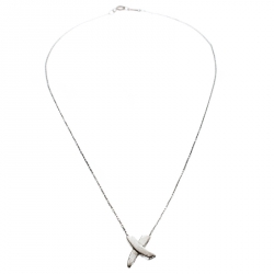 Pre Owned Tiffany & Co. Paloma Picasso X Silver Pendant Necklace