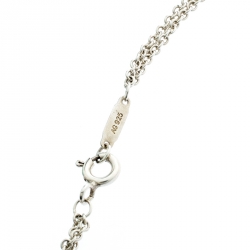 Pre Owned Tiffany & Co. Tiffany Infinity Silver Pendant Necklace