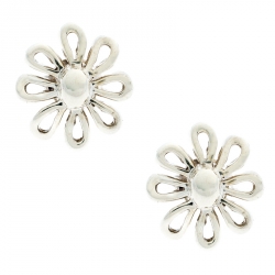 Pre Owned Tiffany & Co. Paloma Picasso Sterling Silver Daisy Stud Earrings