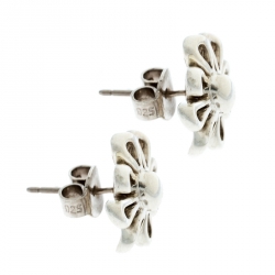Pre Owned Tiffany & Co. Paloma Picasso Sterling Silver Daisy Stud Earrings