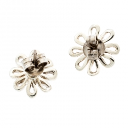 Pre Owned Tiffany & Co. Paloma Picasso Sterling Silver Daisy Stud Earrings