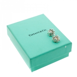 Pre Owned Tiffany & Co. Paloma Picasso Sterling Silver Daisy Stud Earrings