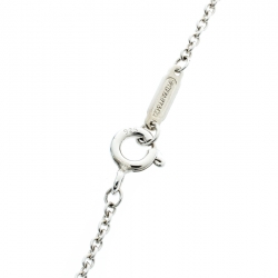 Pre Owned Tiffany & Co. Sterling Silver Interlocking Circles Lariat Necklace