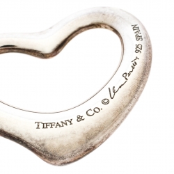 Pre Owned Tiffany & Co. Elsa Peretti Open Heart Silver Pendant