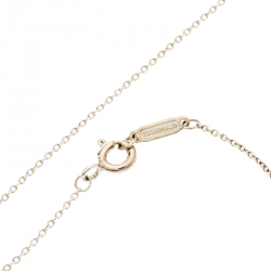 Pre Owned Tiffany &  Co. Tiffany 1837 Rubedo and Silver Interlocking Circles Pendant Necklace